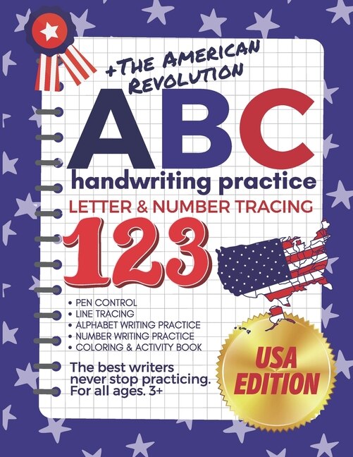 Couverture_+The American Revolution ABC Handwriting Practice Letter & Number Tracing 123