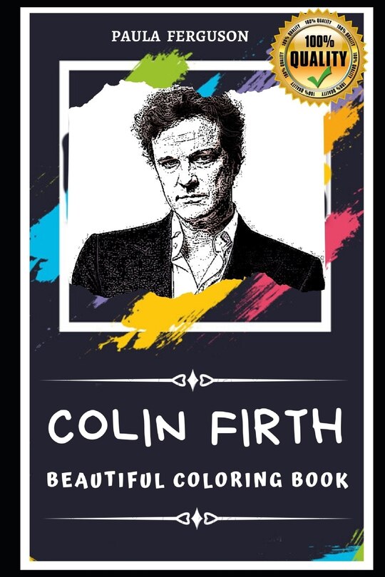 Front cover_Colin Firth Beautiful Coloring Book