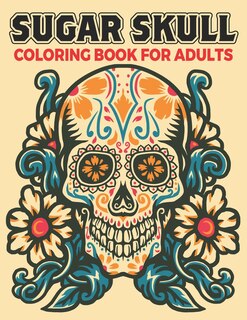 Front cover_Sugar Skull Coloring Book For Adults