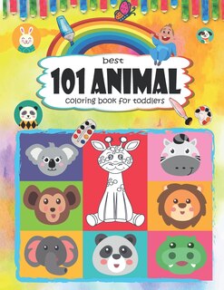 Couverture_best 101 animal coloring book for Toddlers
