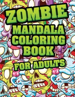Front cover_Zombie Mandala Coloring Book For adults