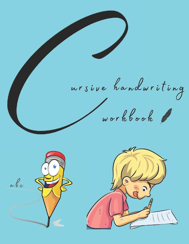 Front cover_Cursive handwriting workbook