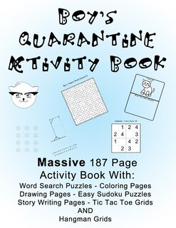 Front cover_Boy's Quarantine Activity Book
