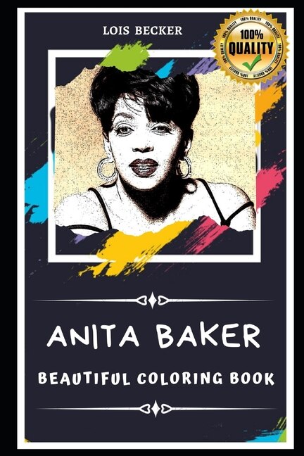 Front cover_Anita Baker Beautiful Coloring Book