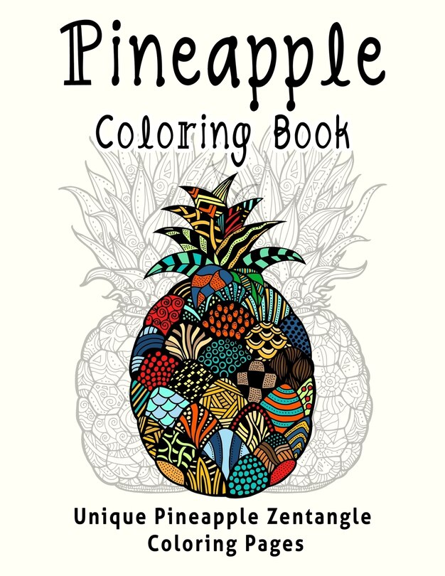 Front cover_Pineapple Coloring Book