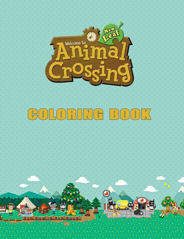 Front cover_Animal Crossing Coloring Book