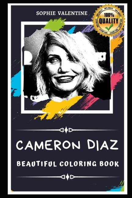 Front cover_Cameron Diaz Beautiful Coloring Book