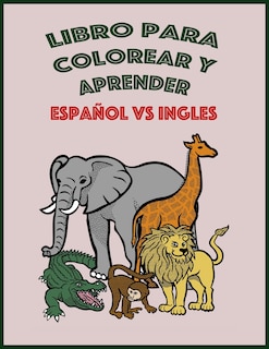 Couverture_Libro para colorear y aprender español y inglés