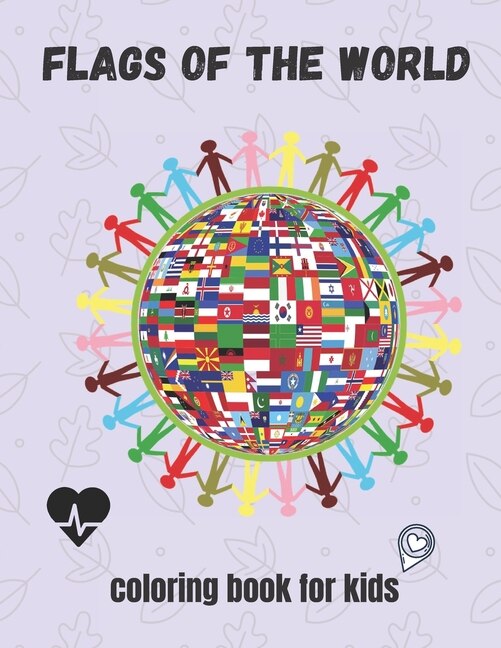 Front cover_flags of the world coloring book for kids