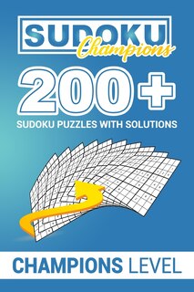 Couverture_SUDOKU CHAMPIONS 200+ Sudoku Puzzles with solutions