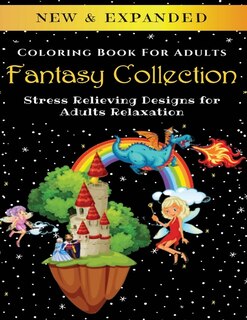 Front cover_Fantasy Collection - Adult Coloring Book
