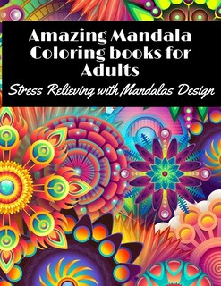 Front cover_Amazing Mandala Coloring books for Adults
