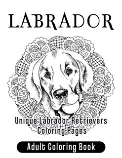 Front cover_Labrador Adult Coloring Book