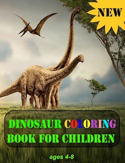 Front cover_dinosaur coloring book for children