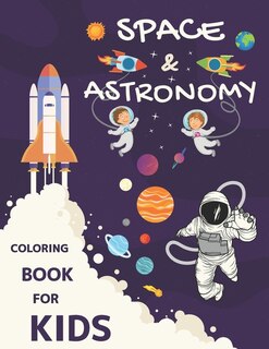 Couverture_Space & Astronomy Coloring Book For Kids
