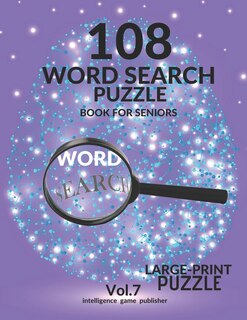 Front cover_108 Word Search Puzzle Book For Seniors Vol.7