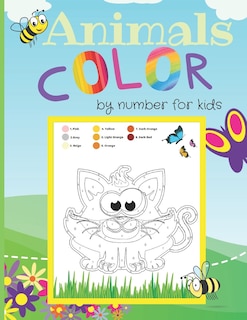 Front cover_Animals Color By Number For Kids