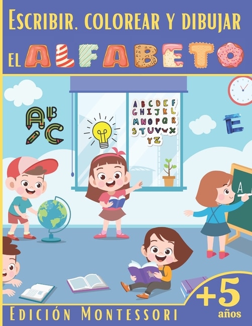 Couverture_Escribir, Colorear y Dibujar el Alfabeto