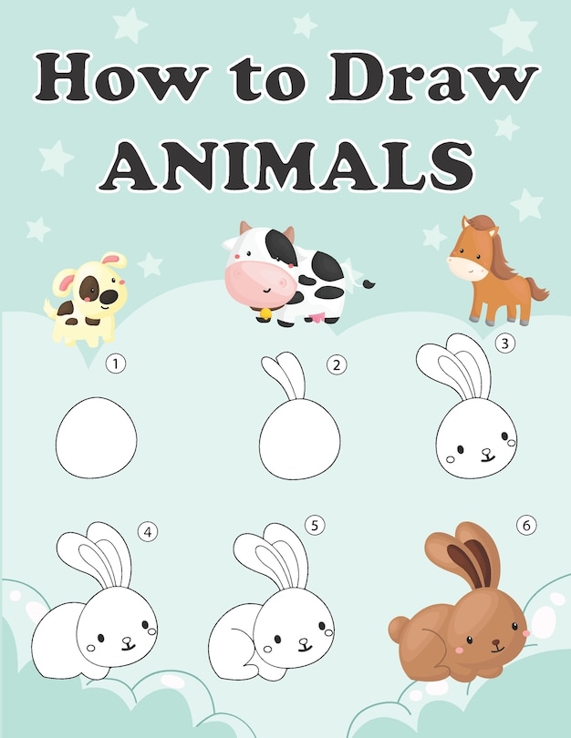 Front cover_How to Draw Animals