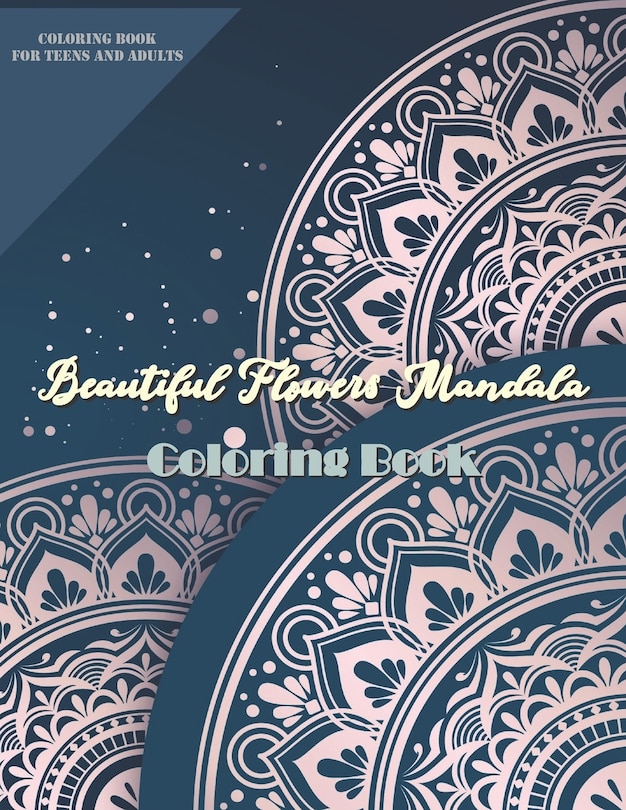 Couverture_Beautiful Flowers Mandala Coloring Book