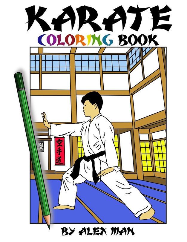 Front cover_Karate Coloring Book
