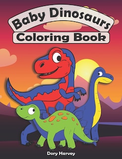 Front cover_Baby Dinosaurs Coloring Book