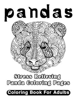 Front cover_Pandas Coloring Book For Adults