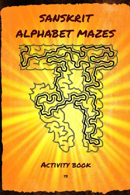 Front cover_Sanskrit Alphabet Mazes