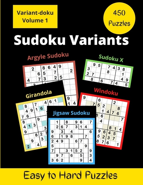Couverture_450 Sudoku Variants