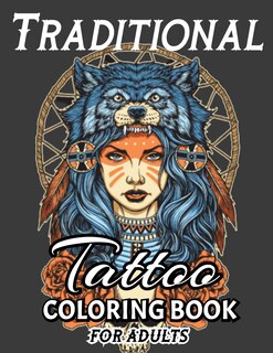Front cover_Traditional Tattoo Coloring Book