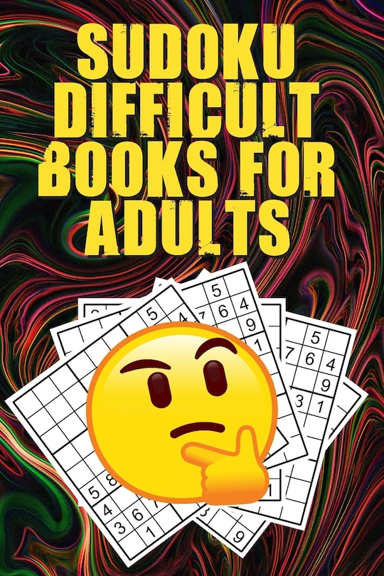 Front cover_Sudoku Difficult Books for Adults