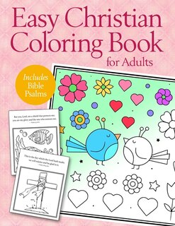 Front cover_Easy Christian Coloring Book for Adults