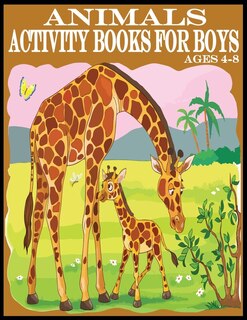 Couverture_Animals Activity Books For Boys