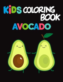 Front cover_Kids Coloring Book Avocados