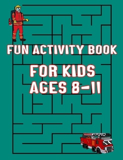 Front cover_Fun Activity Book For Kids Ages 8-11