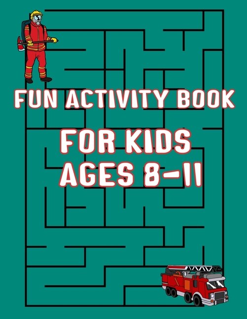 Front cover_Fun Activity Book For Kids Ages 8-11