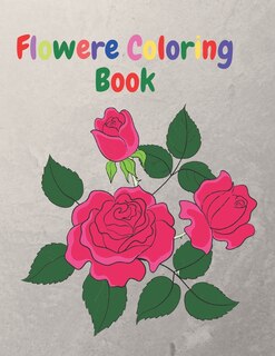 Front cover_Flower Coloring Book