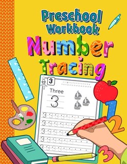 Front cover_Preschool Workbook Number Tracing