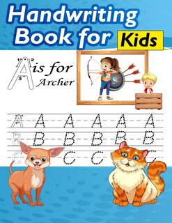 Front cover_Handwriting book for kids