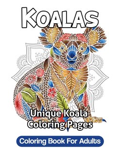 Front cover_Koala Coloring Book For Adults