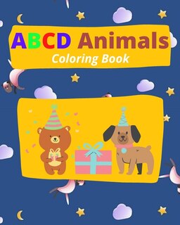 Front cover_ABCD Animals Coloring Book