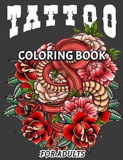 Front cover_Tattoo Coloring Book for Adults