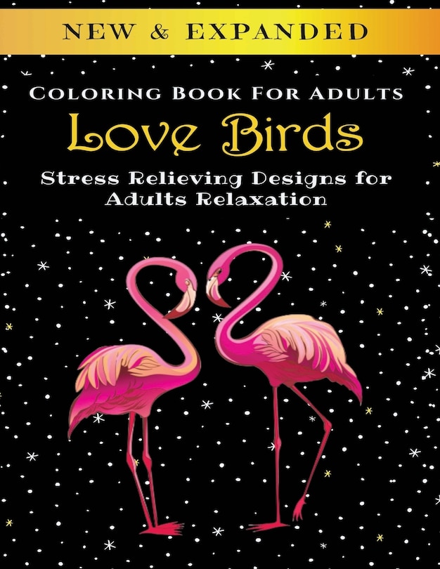 Front cover_Love Birds - Adult Coloring Book