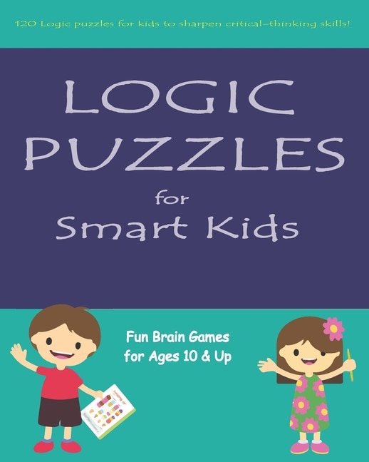 Front cover_Logic Puzzles for Smart Kids