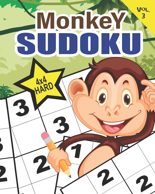 Front cover_Monkey Sudoku Vol. 3 Hard