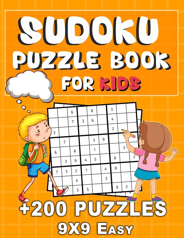 Front cover_Sudoku puzzle book for kids