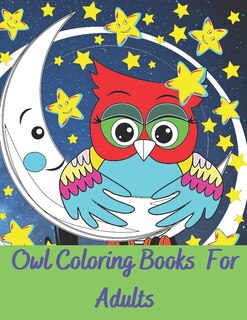 Front cover_Owl coloring books for adults