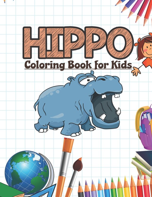 Couverture_Hippo Coloring Book for Kids