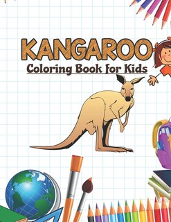 Front cover_Kangaroo Coloring Book for Kids