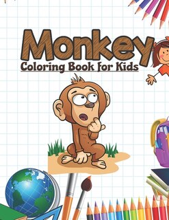 Couverture_Monkey Coloring Book for Kids